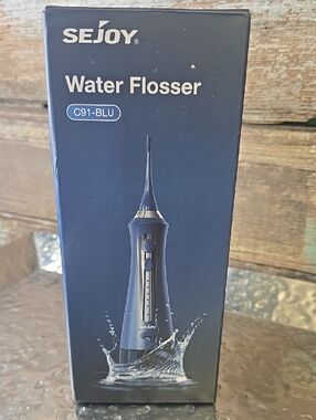 SEJOY Water Flosser C91-BLU - Blue, NEW